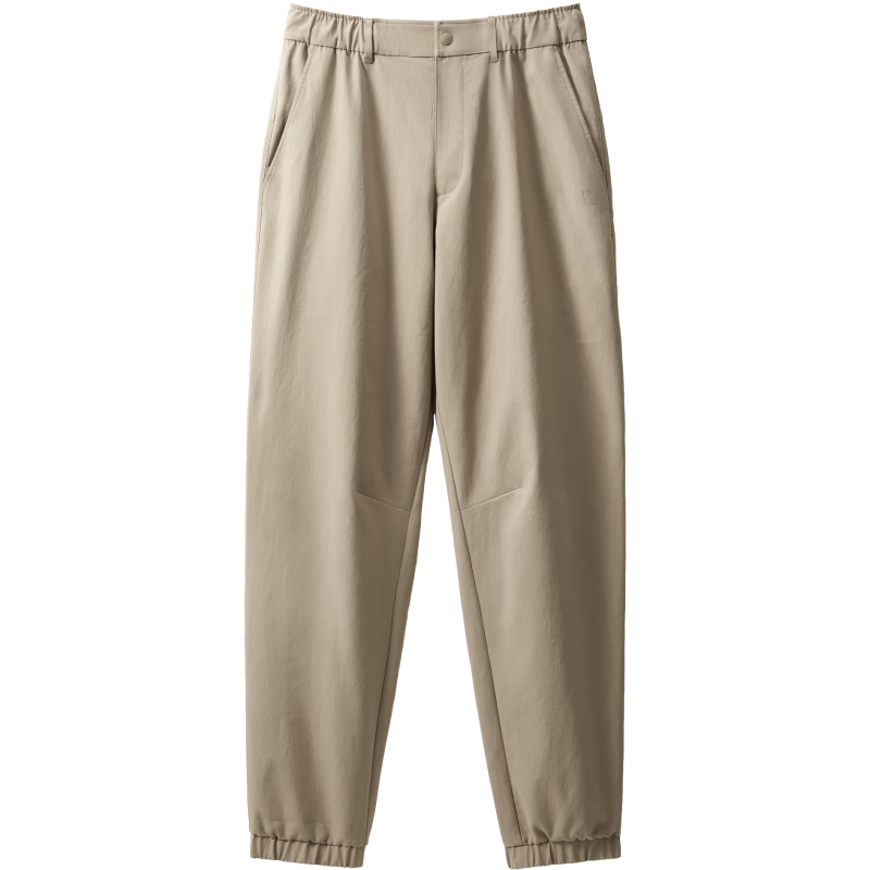 蕉内（Bananain）基础男士束脚休闲长裤子春夏吸湿速干宽松舒适弹运动长裤男 黑色 M