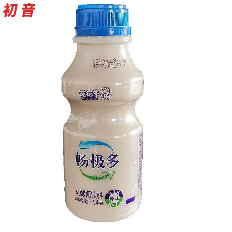 花花牛原味畅多乳酸菌 酸牛奶 益生菌饮料 354g 12瓶 畅多12瓶