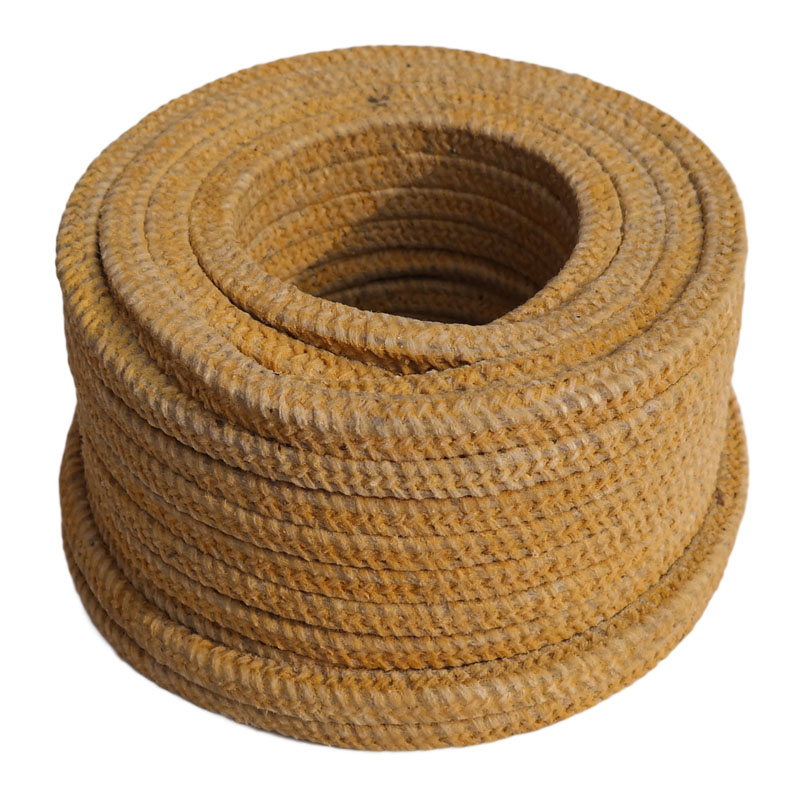鸿灿佳卓水泵密封牛油盘根棉纱黄油油侵盘根绳 12mm*12mm整卷10kg