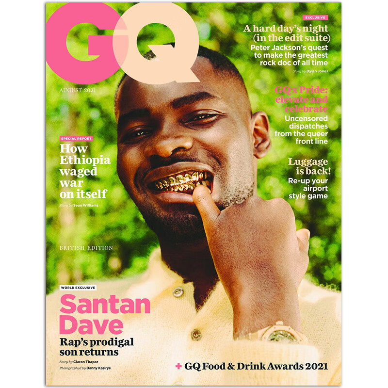 单期可选GQ 绅士 智族 202321年月刊 英国男士服饰时尚生活杂志 2021年8月刊