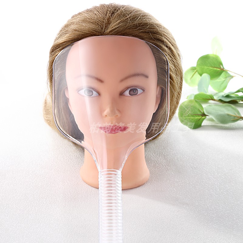 晗畅美容美发透明喷干发胶护脸挡板理发店高清挡脸遮面罩刘海剪发工具