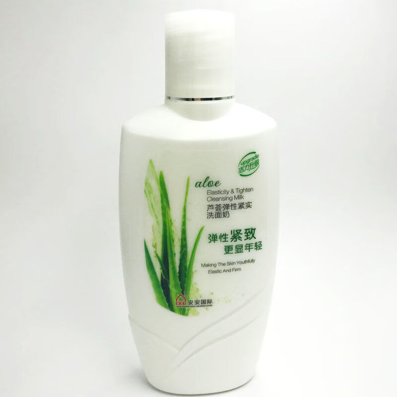 安安洗面奶安安金银花消痘细肤青瓜高水分芦荟弹性紧致珍珠光润洗