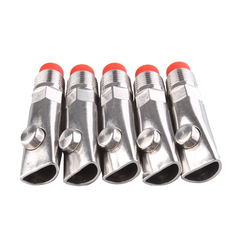 耐爾尼豬用飲水器豬水嘴飲水器不銹鋼自動(dòng)飲水嘴加厚型咬嘴水咀養(yǎng)豬設(shè)備 防噴濺(塑料頭)