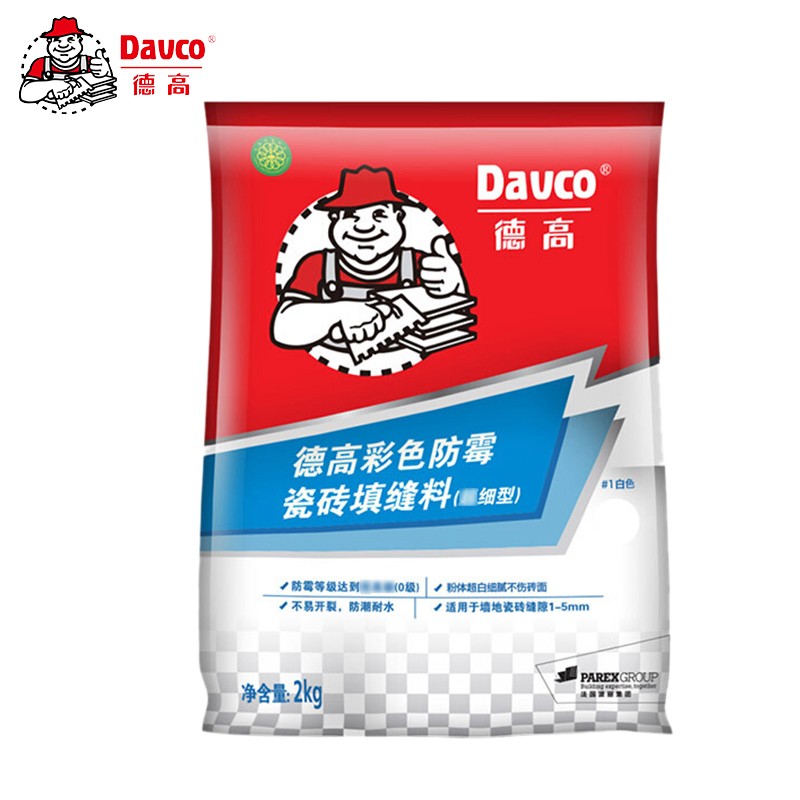 德高 彩色防霉瓷砖缝隙填缝料勾缝剂 美缝剂透明马赛克填缝剂 黑  色