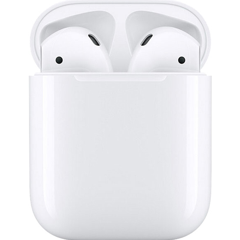 苹果（Apple） 新款AirPods 2代真无线蓝牙入耳式运动跑步游戏iphone耳机教育优惠免息 标配 AirPods 2代【有线充电盒】