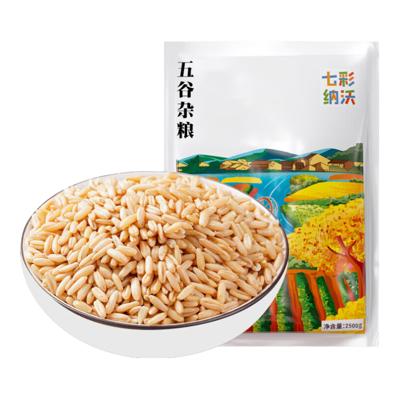 燕麥米 燕麥胚芽米 燕麥仁胚芽野麥粗糧粥米伴侶五谷雜糧 燕麥米2500g
