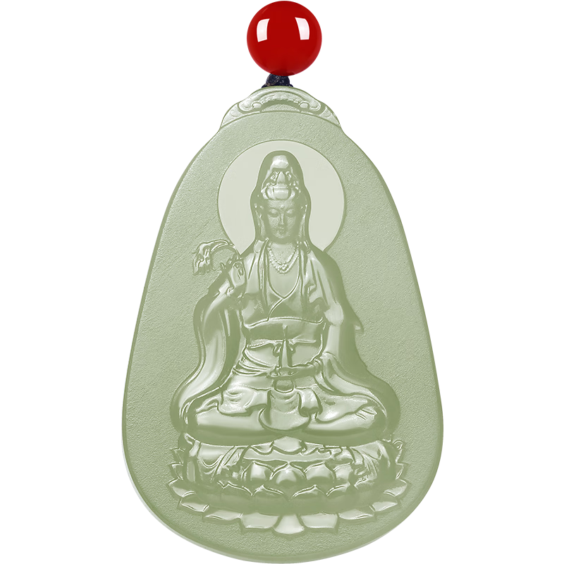 7000年和田玉觀(guān)音吊墜觀(guān)世音菩薩男款玉墜