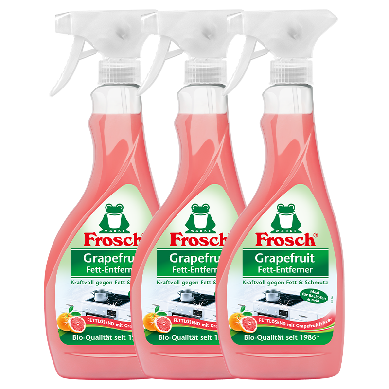Frosch 福纳丝 西柚厨房重油污清洁喷剂 500ml*3瓶