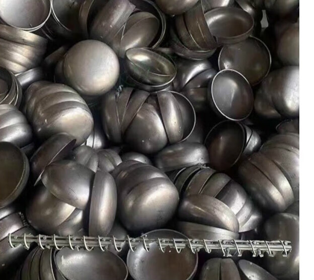 第鑫304不锈钢封头卫生级平底椭圆型焊接堵头工业圆型管帽 304 外径10