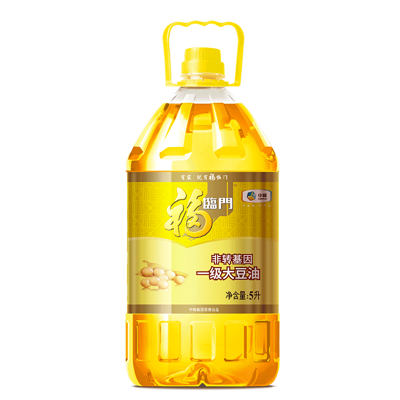 福临门一级大豆油 食用油 桶装大豆色拉油 5l 一级大豆油