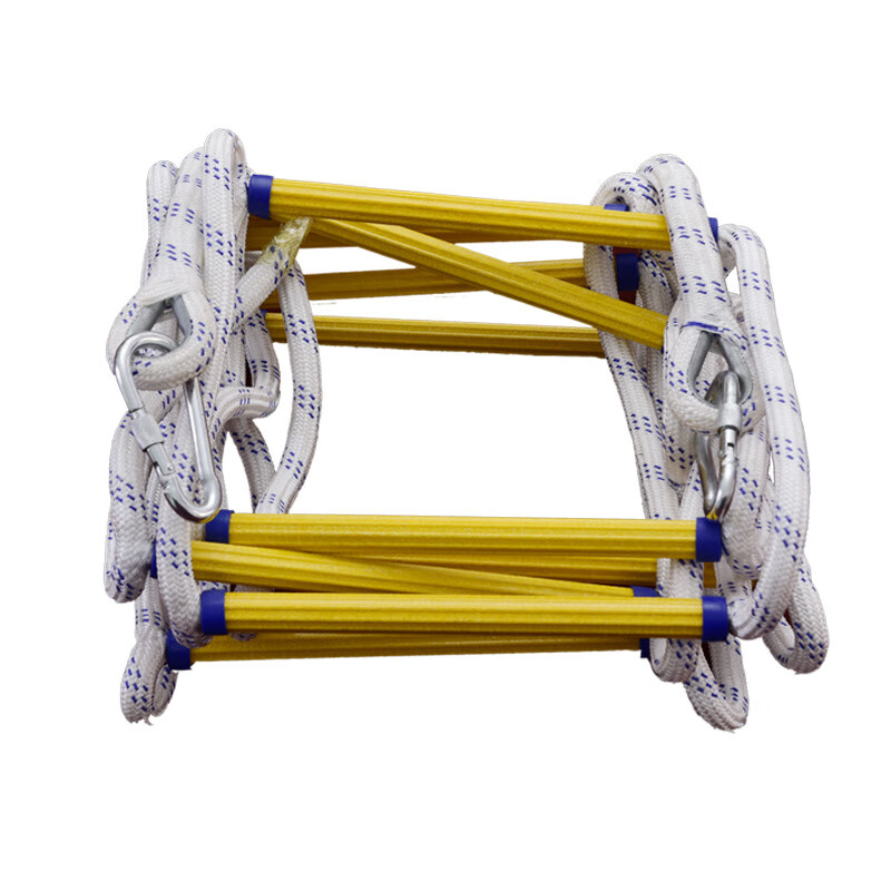 伏兴 树脂软梯消防绳梯 救援训练逃生梯高空作业挂梯救援软爬梯 5米