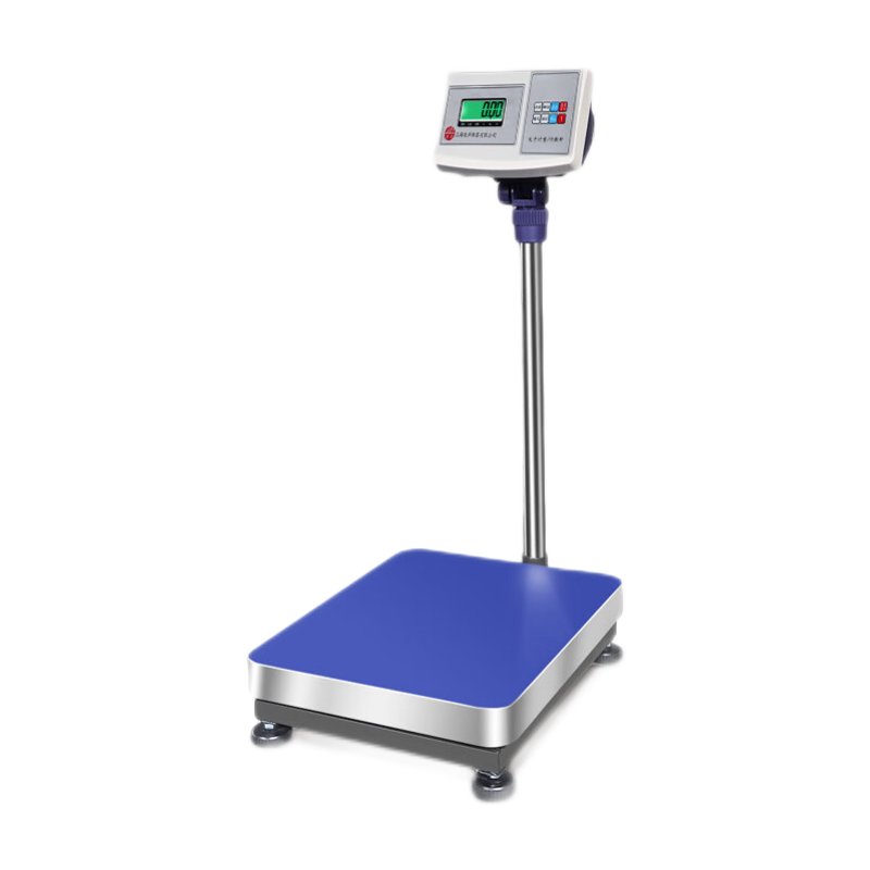 友聲電子秤臺稱計重計數(shù)電子秤100公斤稱工業(yè)立桿不銹鋼150kg電子稱 計重黑字 300kg 臺面45cm*60cm