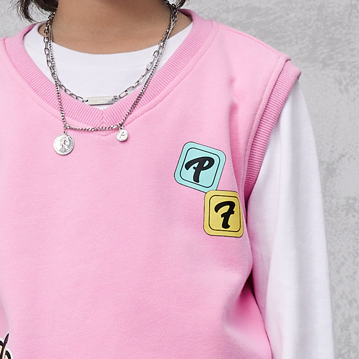 大嘴猴(paul frank)童装儿童套装2025秋冬季款中大童潮酷男女童宽松舒适中大童休闲装 112F蓝色 110