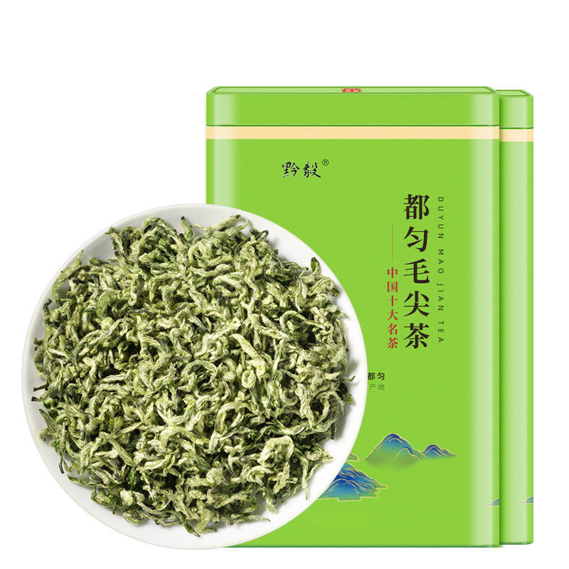 北京同仁堂原料都匀毛尖茶正宗2022新茶炒青绿茶贵州明前手工茶叶高山