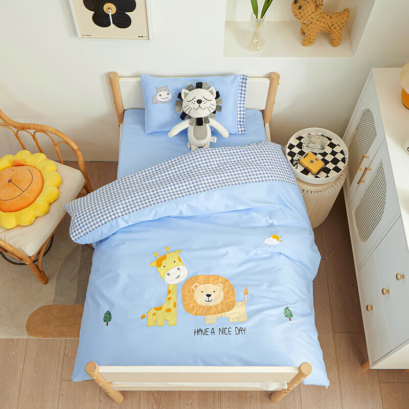 铭汇通儿童入园六件套a类级幼儿园被子三件套午睡宝宝入园床品被套褥