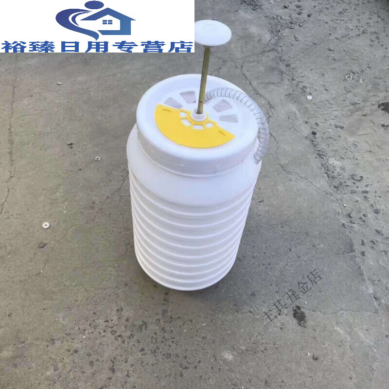 山头林村蹲便器脚踏式冲水桶新农村厕所旱厕改造专用压力罐桶家用厕所