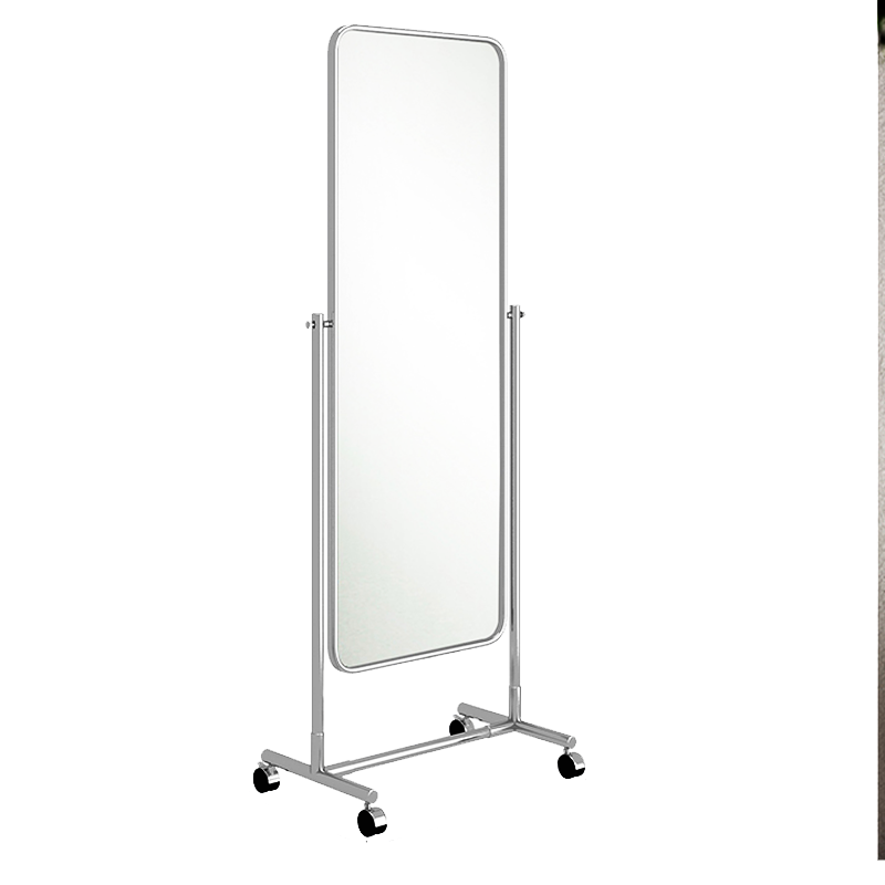 密林 轻奢全身镜落地可移动女生网红轻奢ins风高清镜子北欧显瘦穿衣镜 65*40*175CM