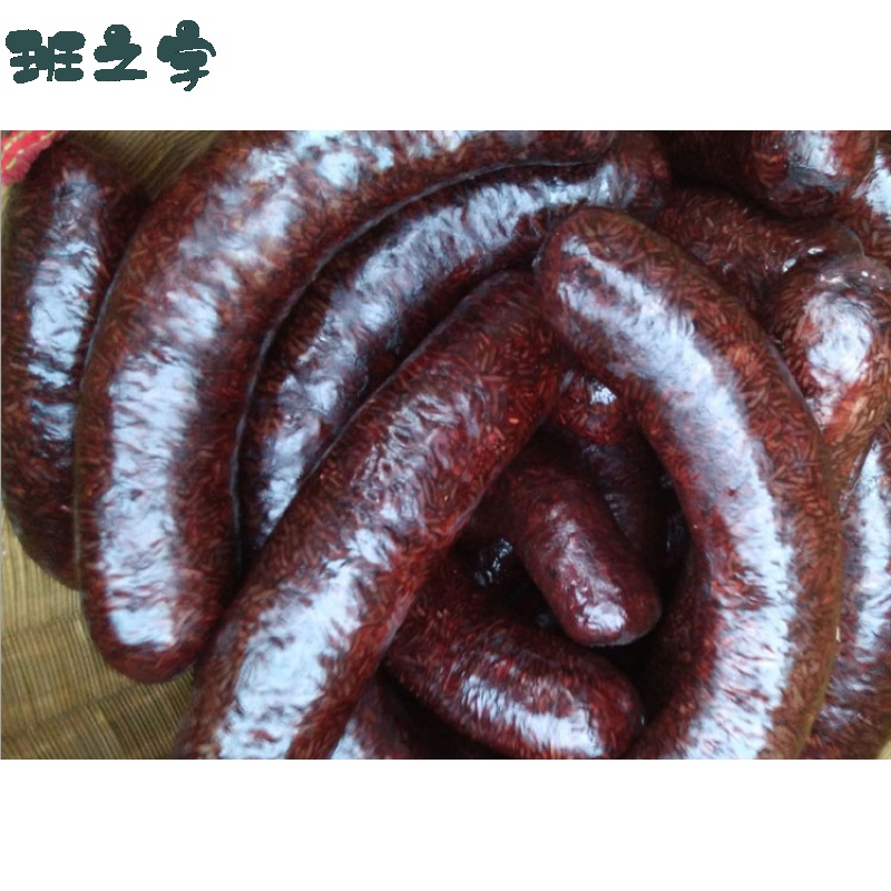 血粑血肠粑猪血肠湖南怀化溆浦特产糍粑湘西凤凰血粑鸭糯米血灌肠