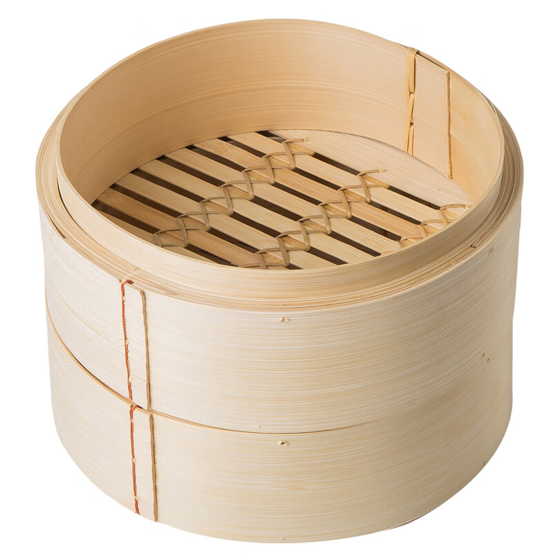 家用竹蒸笼竹制篦子小笼包蒸屉加深商用大号包子蒸格 加高圈隔水圈 0