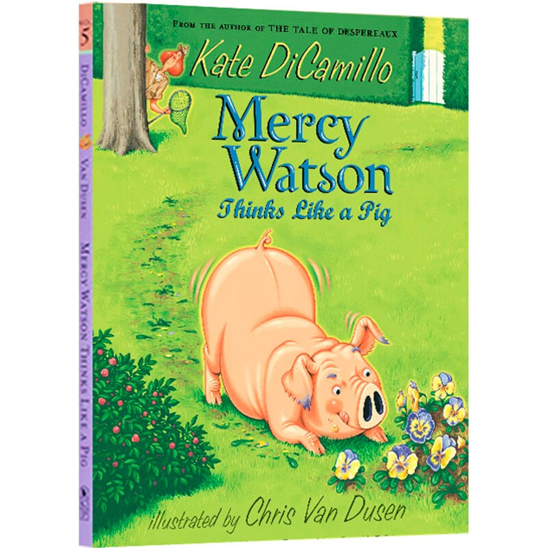 英文原版小说 Mercy Watson Thinks Like a Pig 5 小猪梅西 Kate DiCamillo 儿童桥梁章节书 中小学英语阅读提升