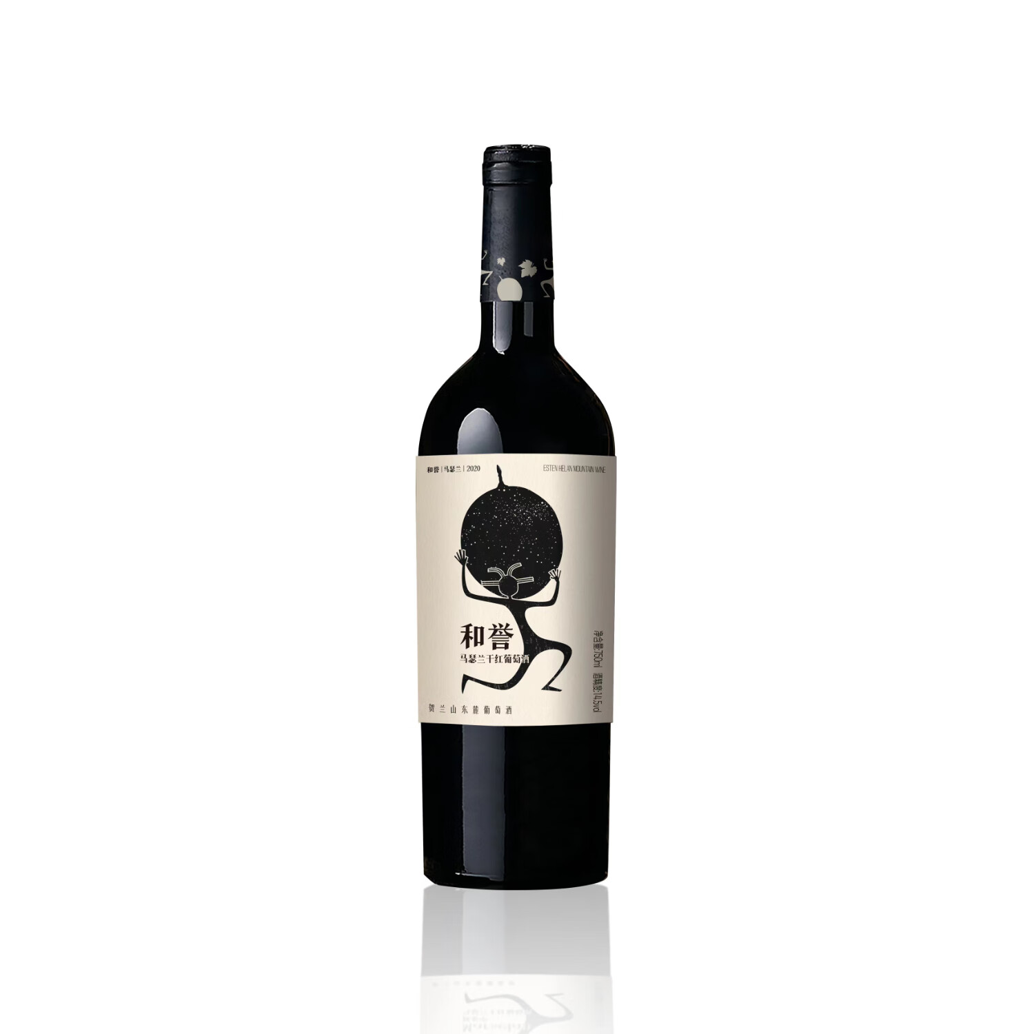 和誉新秦中马瑟兰干红葡萄酒宁夏贺兰山红酒750mL 单支装750mL