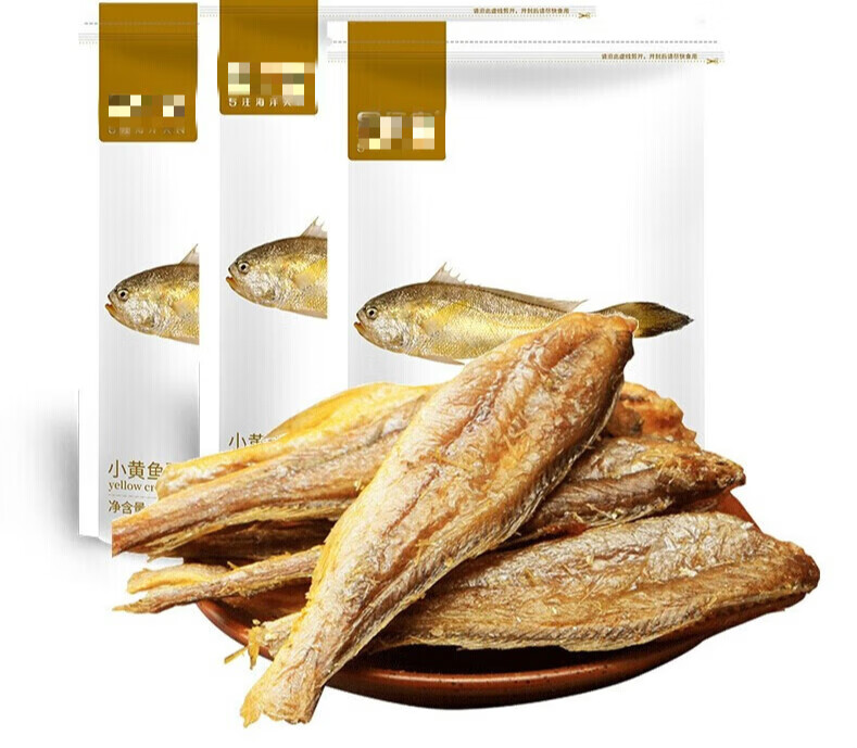 鲜有志星仔岛即食小黄鱼酥香酥非碳烤黄花鱼干海鲜干货网红零食小吃