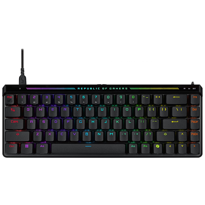 PLUS：ROG魔导士Ace HFX 磁轴键盘 有线 PBT版