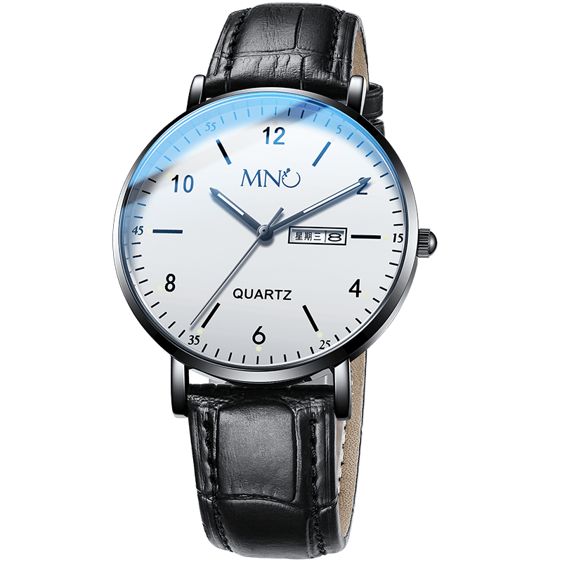 mno梦梭男士手表男学生韩版简约机械风电子石英男表夜光防水初中生