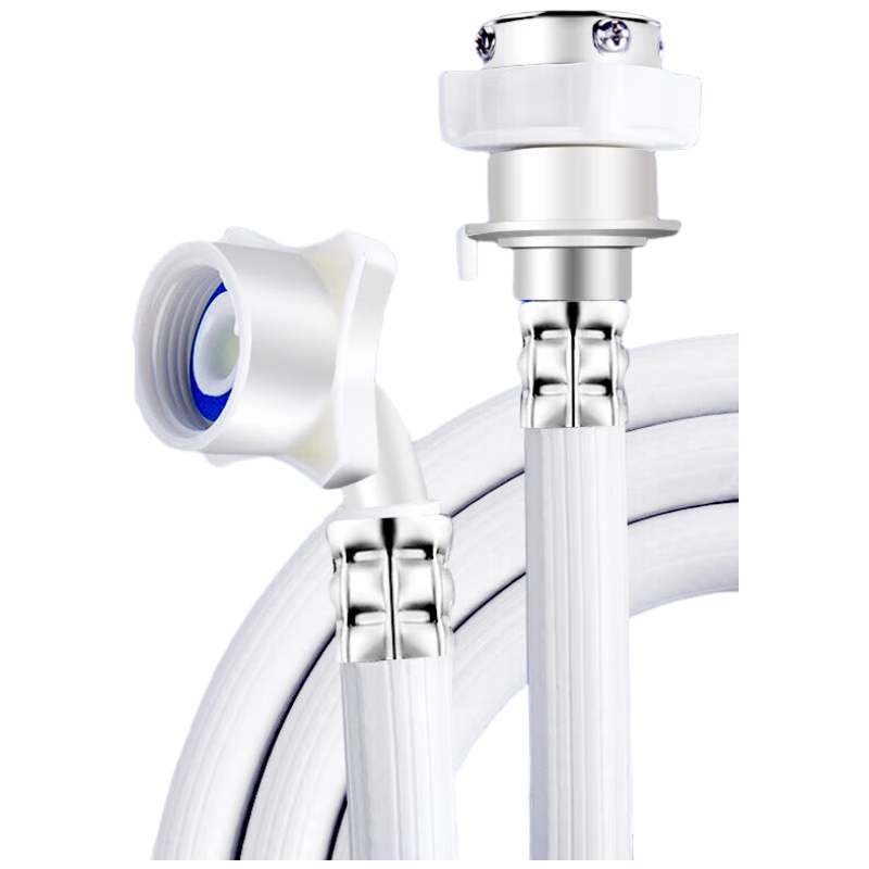 贝石 洗衣机进水管 通用上水管滚筒波轮全自动洗衣加长延长水管软管适用于海尔西门子等1.5m装