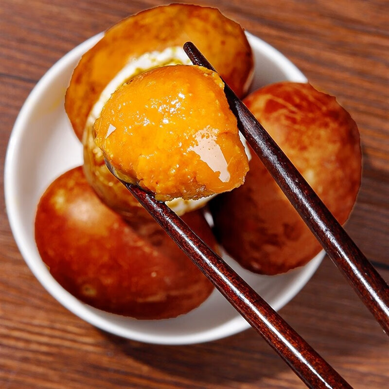 巢浩正宗衡水湖特产 五香流油烤鸭蛋咸鸭蛋真空独立礼盒装 30枚