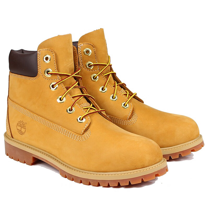 添柏岚（Timberland）女鞋户外经典款高帮大黄靴12909W宽版 小麦色 39 US6