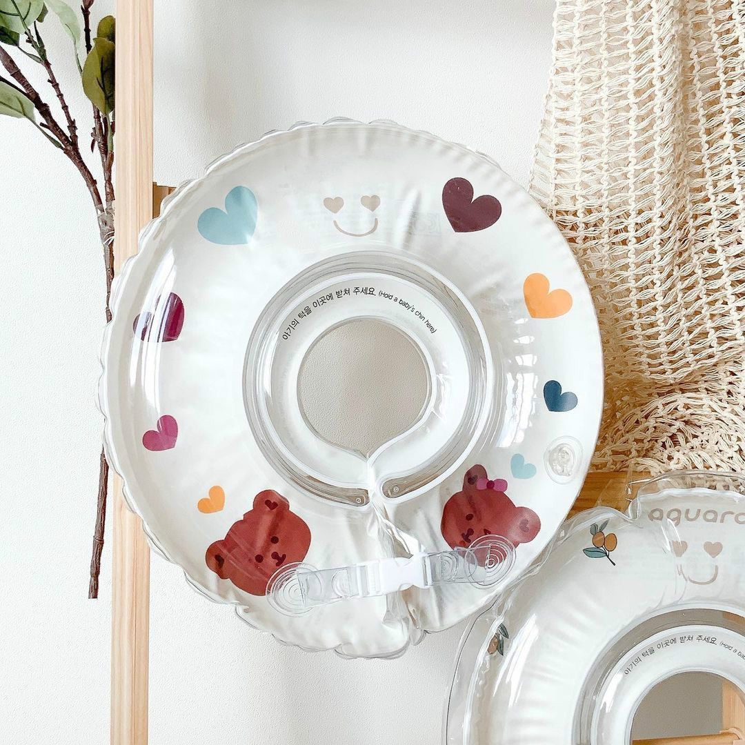 饷亨婴儿游泳圈颈圈宝宝儿童0岁新生脖圈腋下泳圈趴圈1-2-3-6个月以上