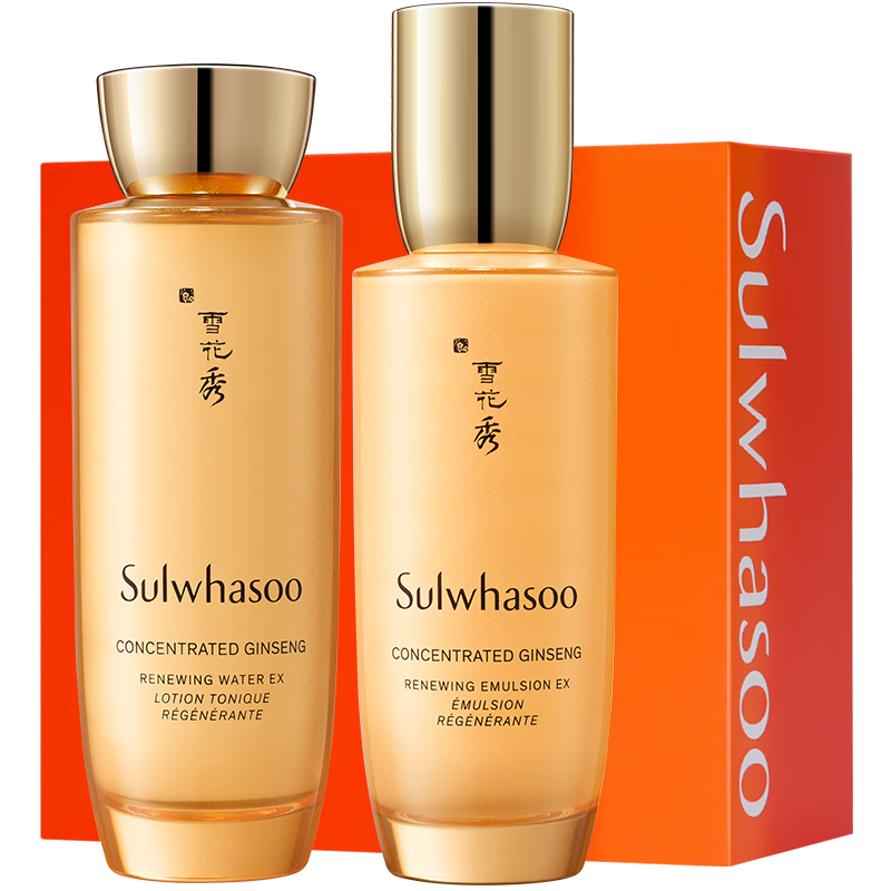 Sulwhasoo 雪花秀 人参焕颜水乳2件套（人参水150ml+人参乳125ml）