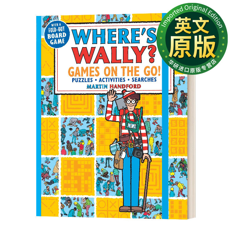 沃利在哪里 游戏,互动和寻找 英文原版 wheres wally?