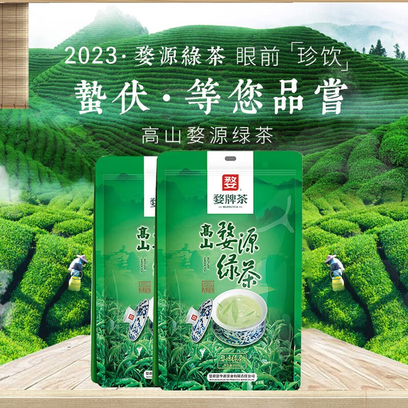 婺牌婺源高山绿茶2023年茶叶实惠散装500g 500g/袋装