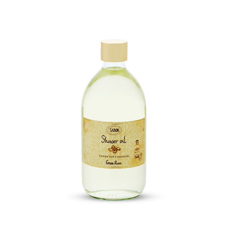 SABON香氛沐浴油（翠綠玫瑰）500ml 進口清潔留香沐浴露 女神節(jié)禮物t