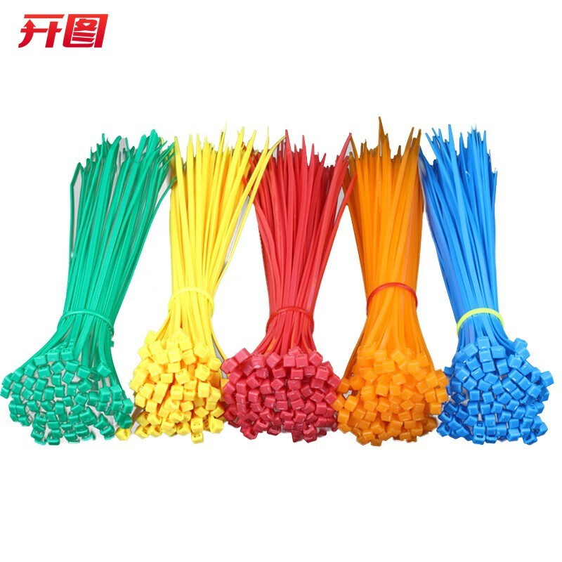 开图扎带  彩色自锁式尼龙批发100条/包捆线带束线带电线带塑料扎带 4