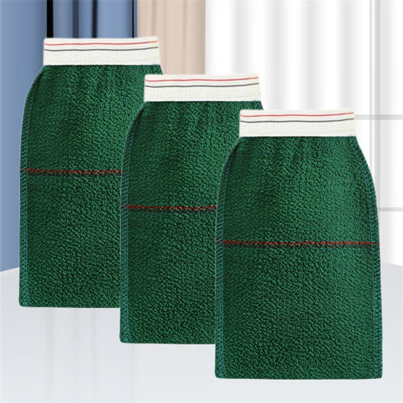 日美新特粗砂搓澡巾单层双面薄款搓澡神器搓背强力去污搓泥成人洗澡巾男 单层500D特粗砂[3条装]