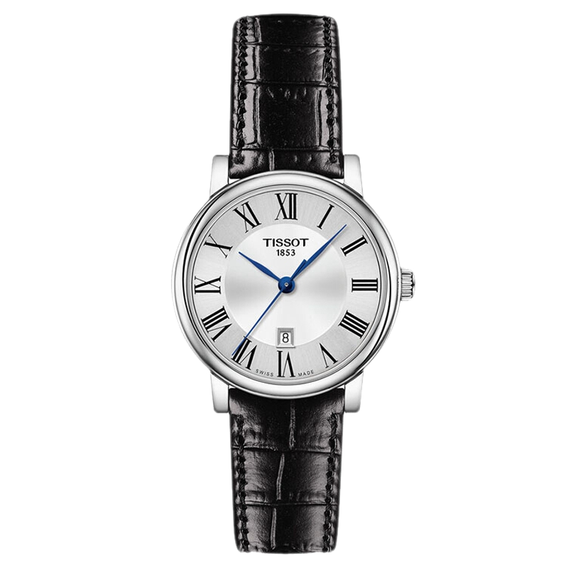 天梭（TISSOT）手表女卡森臻我劉亦菲同款小藍(lán)針石英表女士腕表情人節(jié)禮物送女友 T122.210.16.033.00劉亦菲海報(bào)款