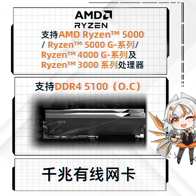 技嘉 超耐久A520M K V2 DDR4 图 4