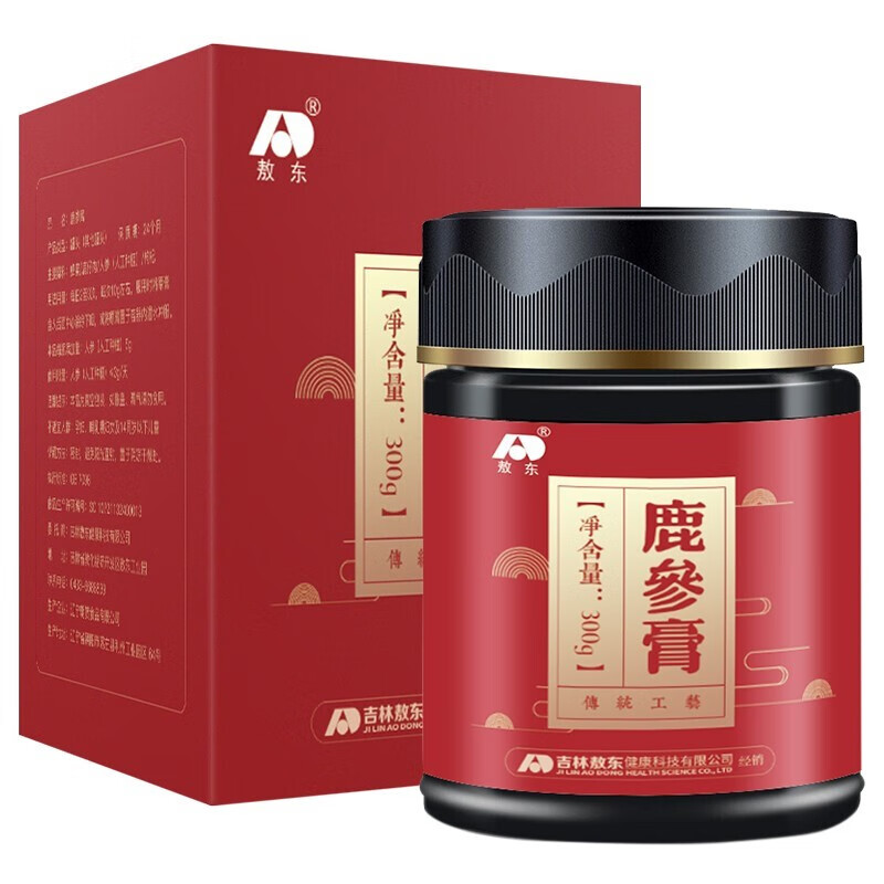 敖东人参价格趋势:鹿参膏300g品质保障