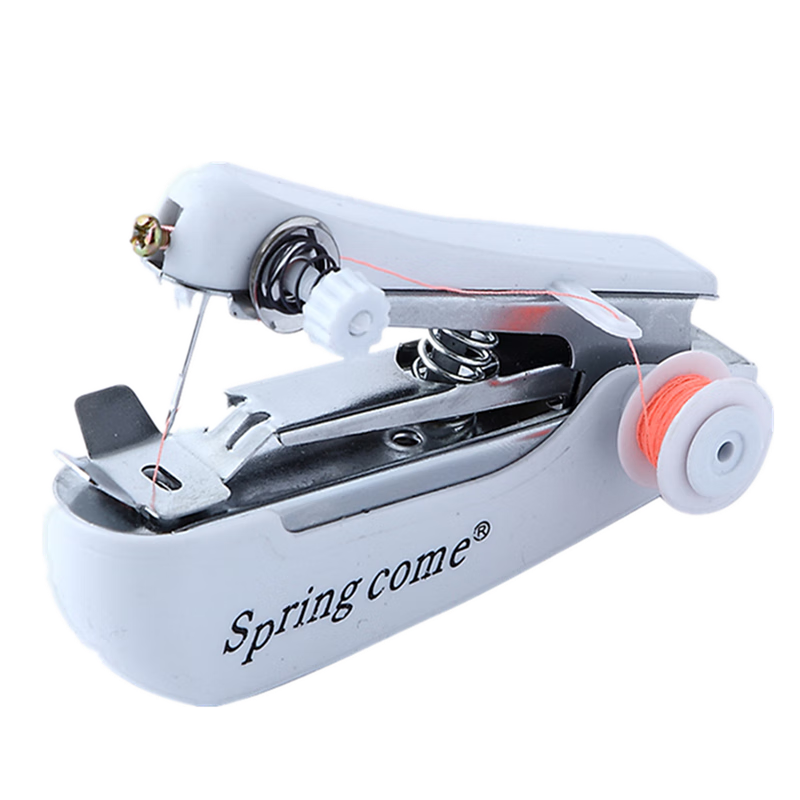 晗畅【改良版】小型手动缝纫机家用手持便携迷你缝纫机袖珍式缝衣吃厚