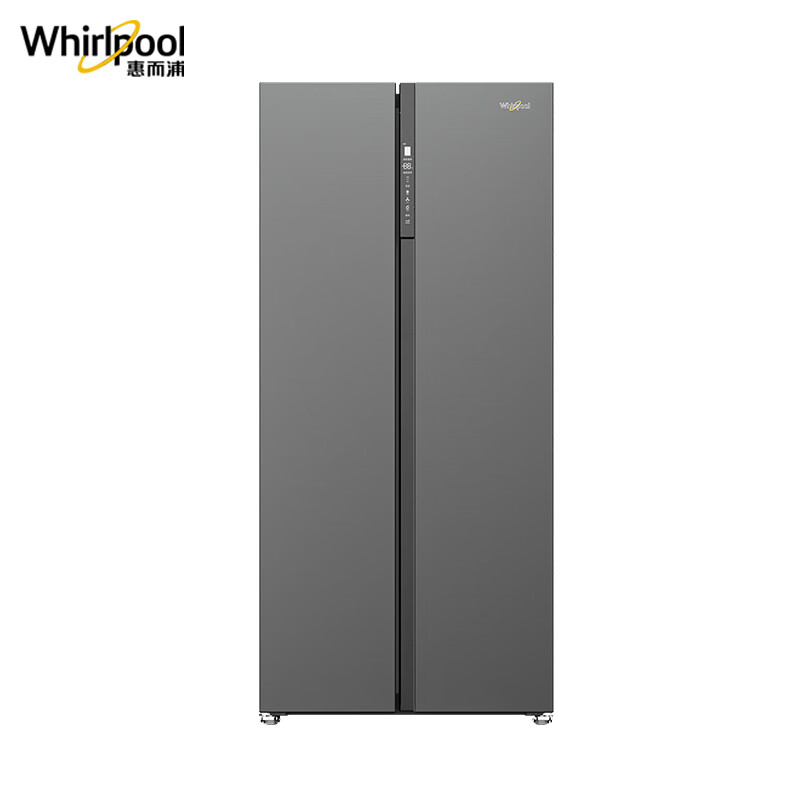 惠而浦(whirlpool)w5系列 456l对开门双门电冰箱 家用大容量风冷无霜