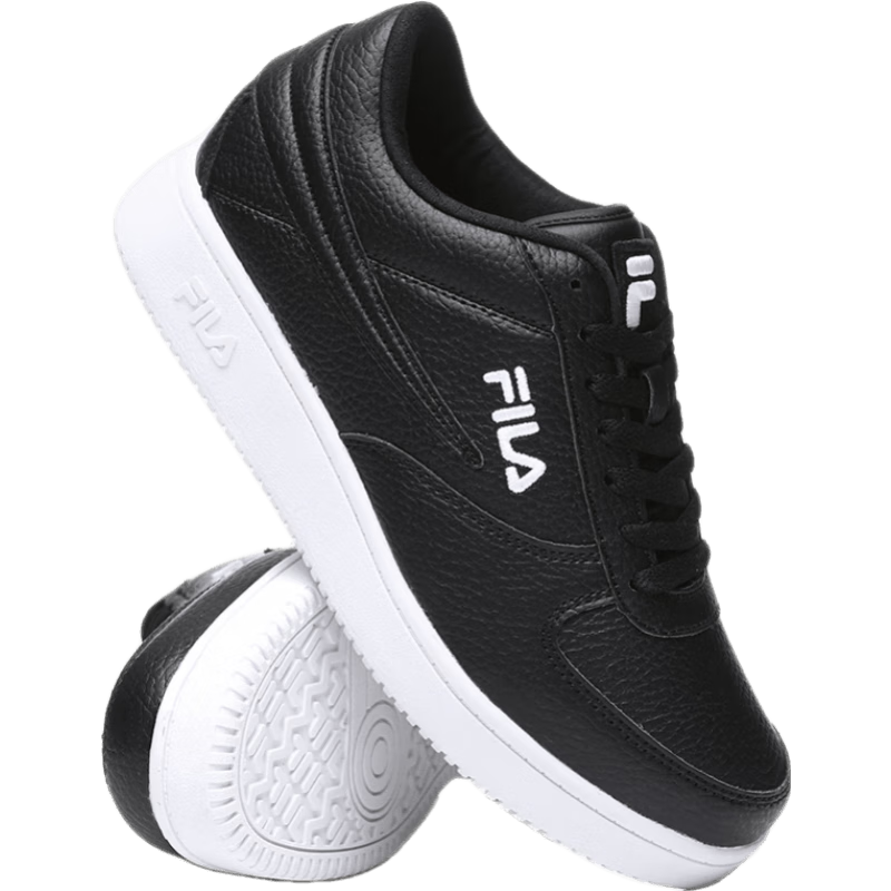 斐樂（FILA）男鞋板鞋春秋季運(yùn)動鞋A-Low舒適輕便透氣 時(shí)尚百搭耐磨戶外休閑鞋 Black/White黑面白底 16 7.5-40