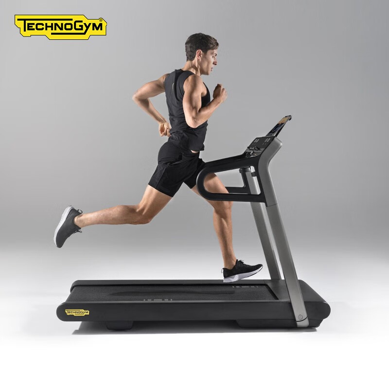 泰诺健（Technogym）[4月中发货]小型室内轻音跑步机健身房健身器材myrun 深灰色+2年延保