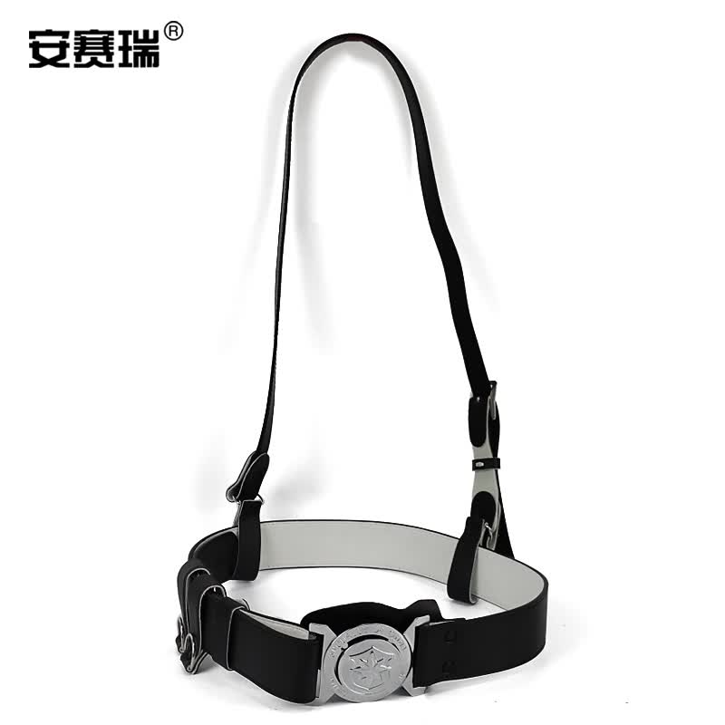 安赛瑞 保安斜跨腰带 保安腰带 武装作训腰带执勤巡逻腰带保安皮带