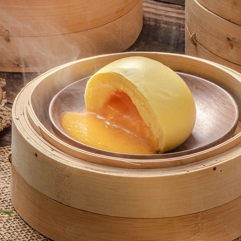 包道广式点心方便速食早餐包子鸭蛋黄流沙包390g袋装速冻面食 - 必应