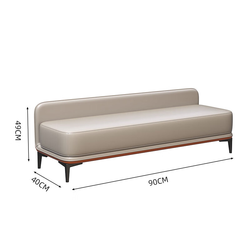 凳 网红轻奢换鞋凳家用门口长凳子入户穿鞋凳衣帽 90_40_49米灰 橙色