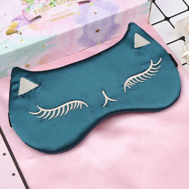 儿童眼罩小孩学生睡眠专用遮光男女可爱卡通真丝透气护眼睡觉助眠
