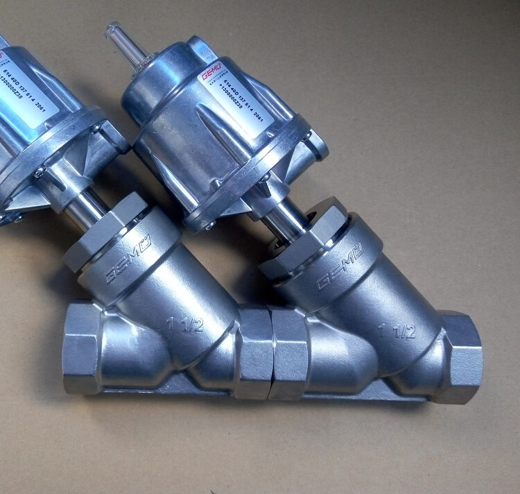 进口德国盖米气动角座阀门gemu51440d1375142061不锈钢dn40 514 40d